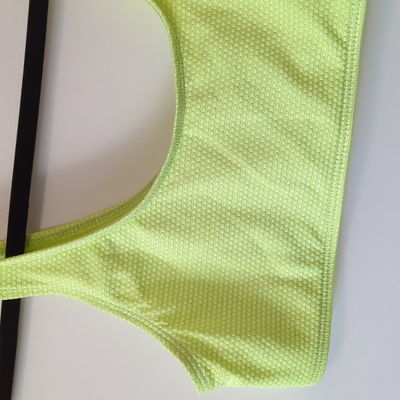 Frankies Bikinis Lime Green Cecilia Top - Size Large - Picture 2 of 6
